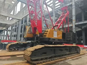 used SANY 100t crawler crane SCC100
